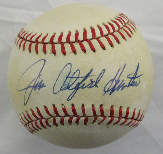 Jim Catfish Hunter Signed Rawlings Baseball JSA CL29264