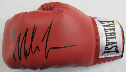 Mike Tyson Signed Auto Autograph Everlast Red Left Boxing Glove JSA COA