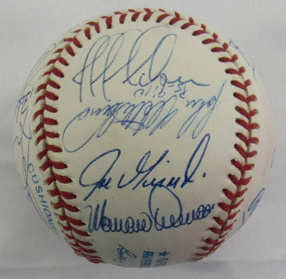 1996 World Series Yankees Derek Jeter +More Signed Auto Rawlings Baseball JSA LOA ZZ35548