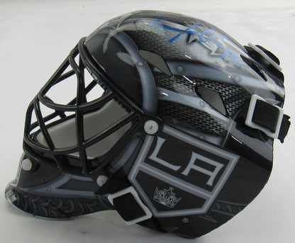 Jonathan Quick Signed Auto Autograph Kings Mini Helmet JSA COA