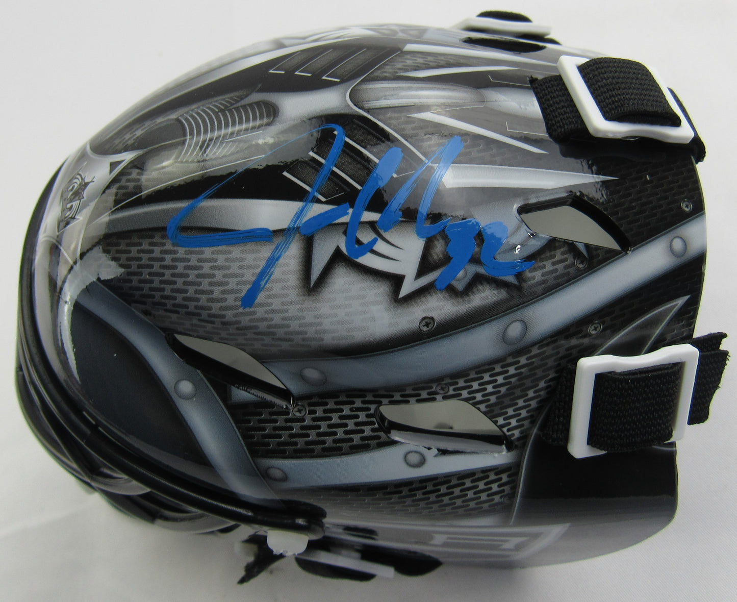 Jonathan Quick Signed Auto Autograph Kings Mini Helmet JSA COA