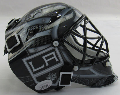 Jonathan Quick Signed Auto Autograph Kings Mini Helmet JSA COA