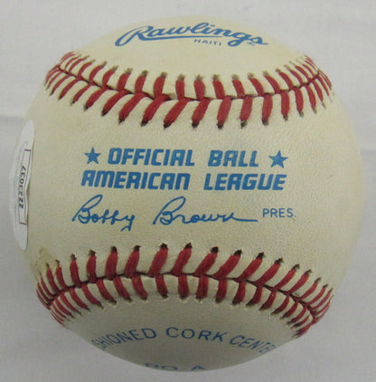 Ken Griffey Jr Ken Griffey Sr Signed Auto Rawlings Baseball JSA LOA ZZ23037