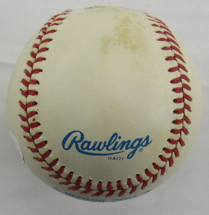 Ken Griffey Jr Ken Griffey Sr Signed Auto Rawlings Baseball JSA LOA ZZ23037