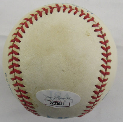 Ken Griffey Jr Ken Griffey Sr Signed Auto Rawlings Baseball JSA LOA ZZ23037