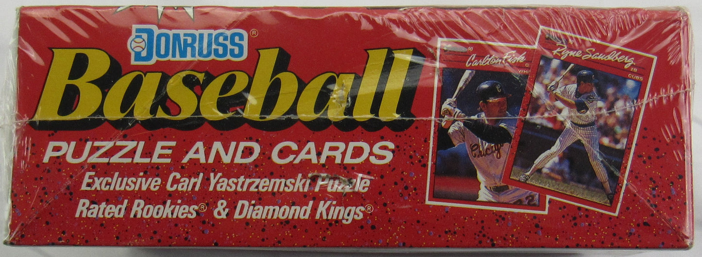 1990 Donruss Baseball Wax Box Factory Sealed - 36ct