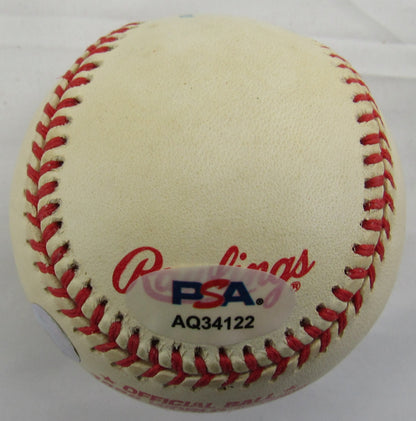 Derek Jeter Signed Rawlings 1998 World Series Baseball #173/980 PSA AQ34122