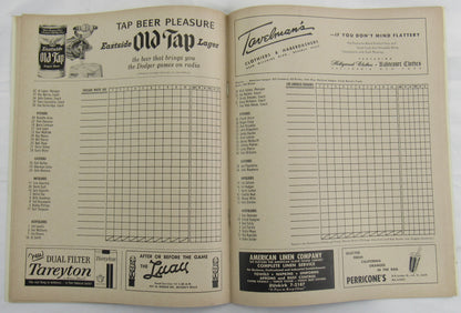 1959 Dodgers vs White Sox World Series Program