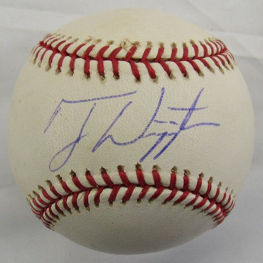 Ty Wigginton Signed Rawlings Baseball B161