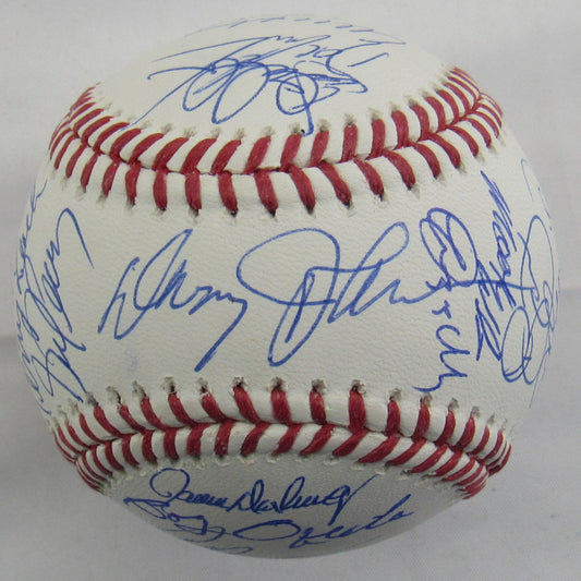 1986 Mets World Series Signed Auto Rawlings Baseball JSA LOA
