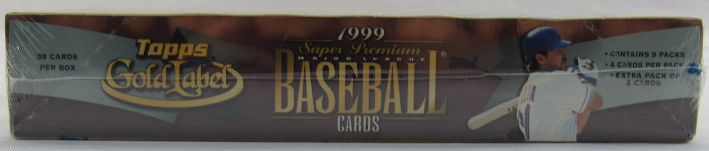 1999 Topps Gold Label Baseball Card Packs Factory Sealed - 10ct Box