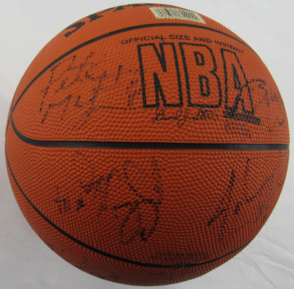 1997-98 Knicks John Starks Chris Dudley Pete Myers +8 Signed Auto Autograph Spalding Basketball