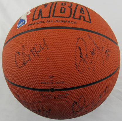 1997-98 Knicks John Starks Chris Dudley Pete Myers +8 Signed Auto Autograph Spalding Basketball