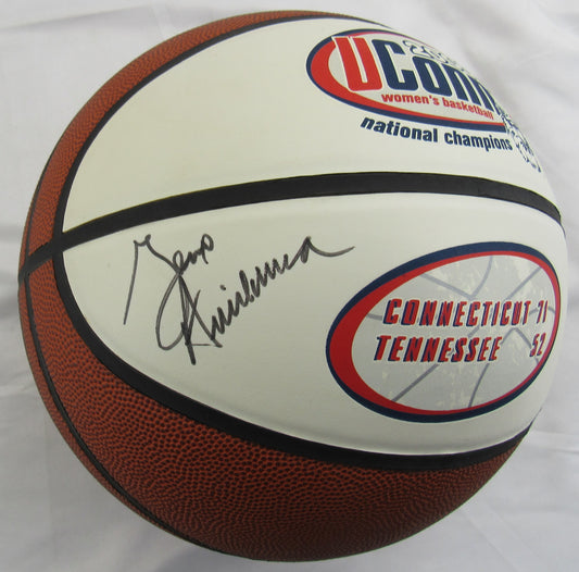 Geno Auriemma Signed Auto 2000 UConn National Champions Basketball JSA CL29252