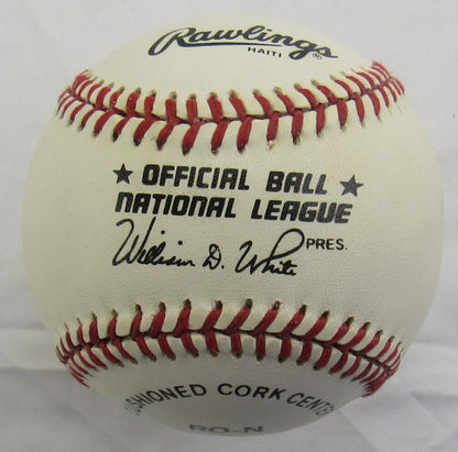 Ricky Jordan Signed Auto Rawlings Baseball B160 VI