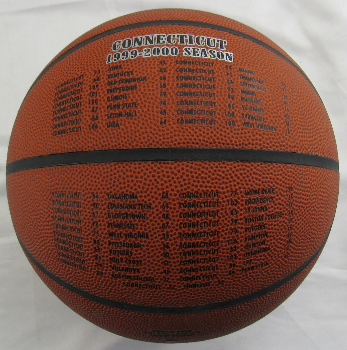 Geno Auriemma Signed Auto 2000 UConn National Champions Basketball JSA CL29252