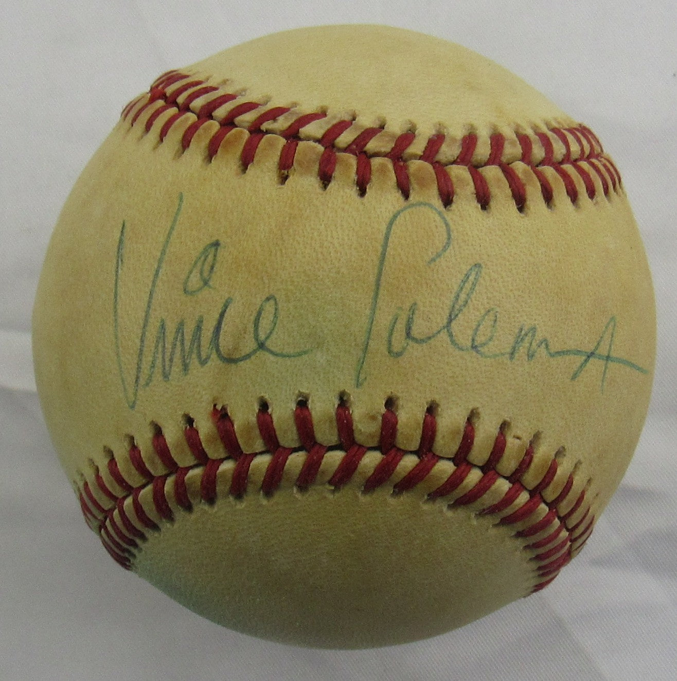 Vince Coleman Signed Auto Rawlings Baseball B160