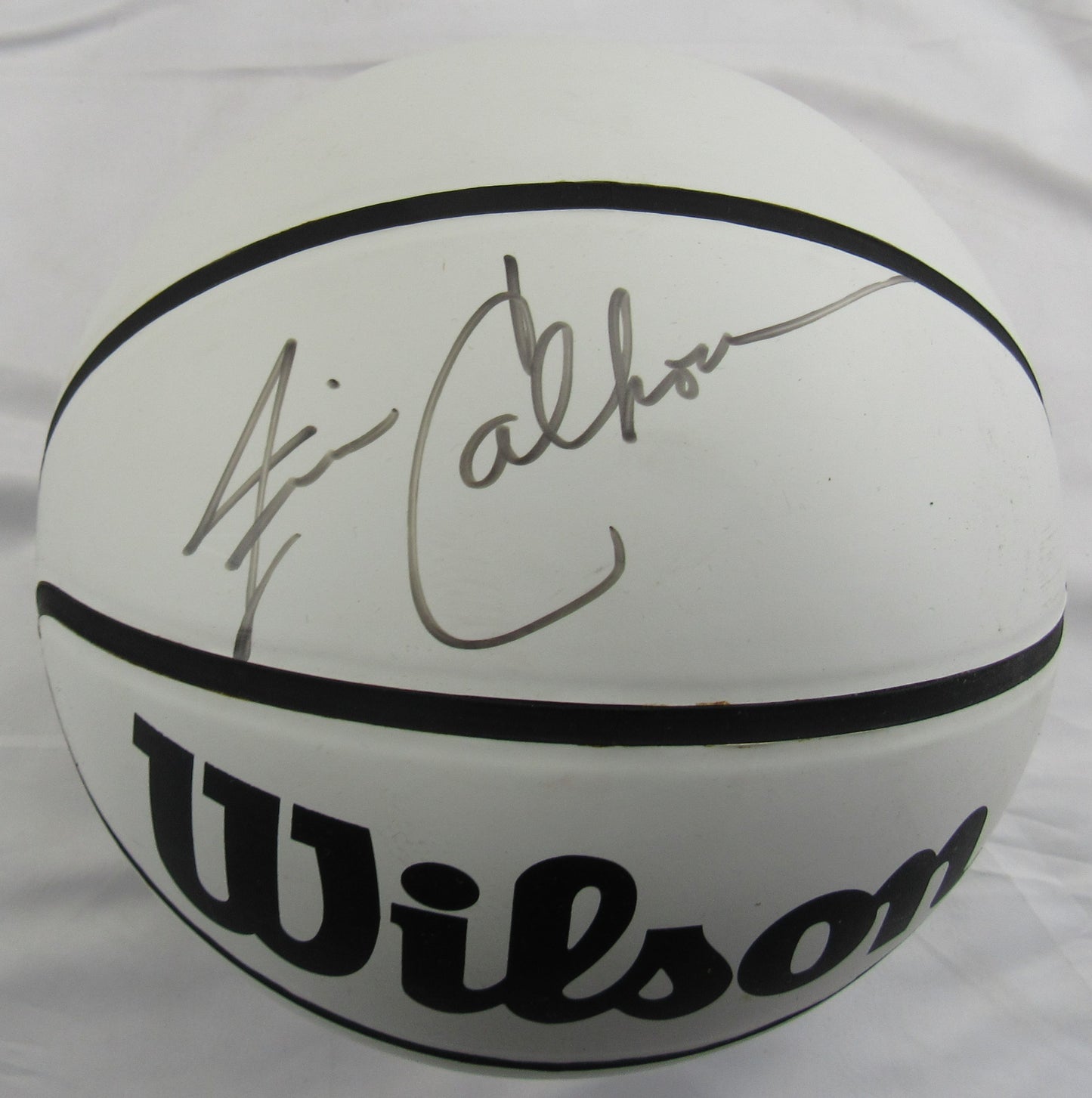 Jim Calhoun Signed Auto Wilson Basketball JSA CL29220