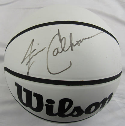 Jim Calhoun Signed Auto Wilson Basketball JSA CL29220