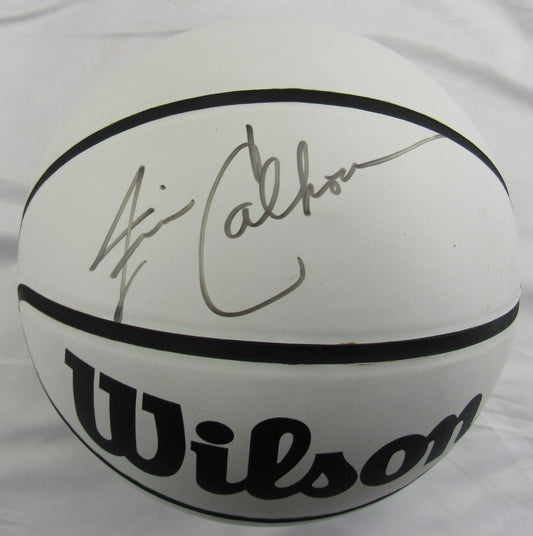 Jim Calhoun Signed Auto Wilson Basketball JSA CL29220