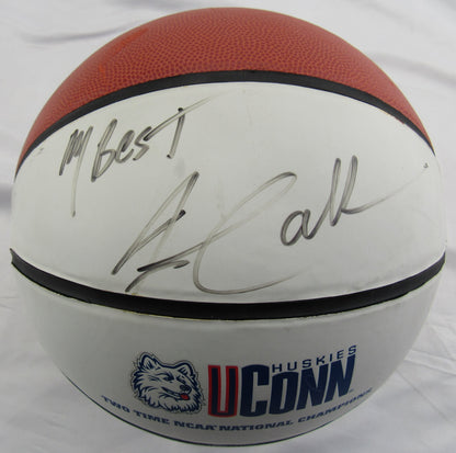 Jim Calhoun Signed Auto 2004 Final Four UConn Basketball JSA CL29251