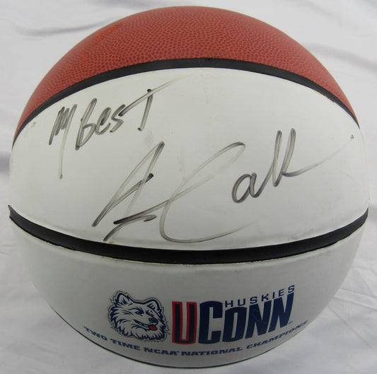 Jim Calhoun Signed Auto 2004 Final Four UConn Basketball JSA CL29251
