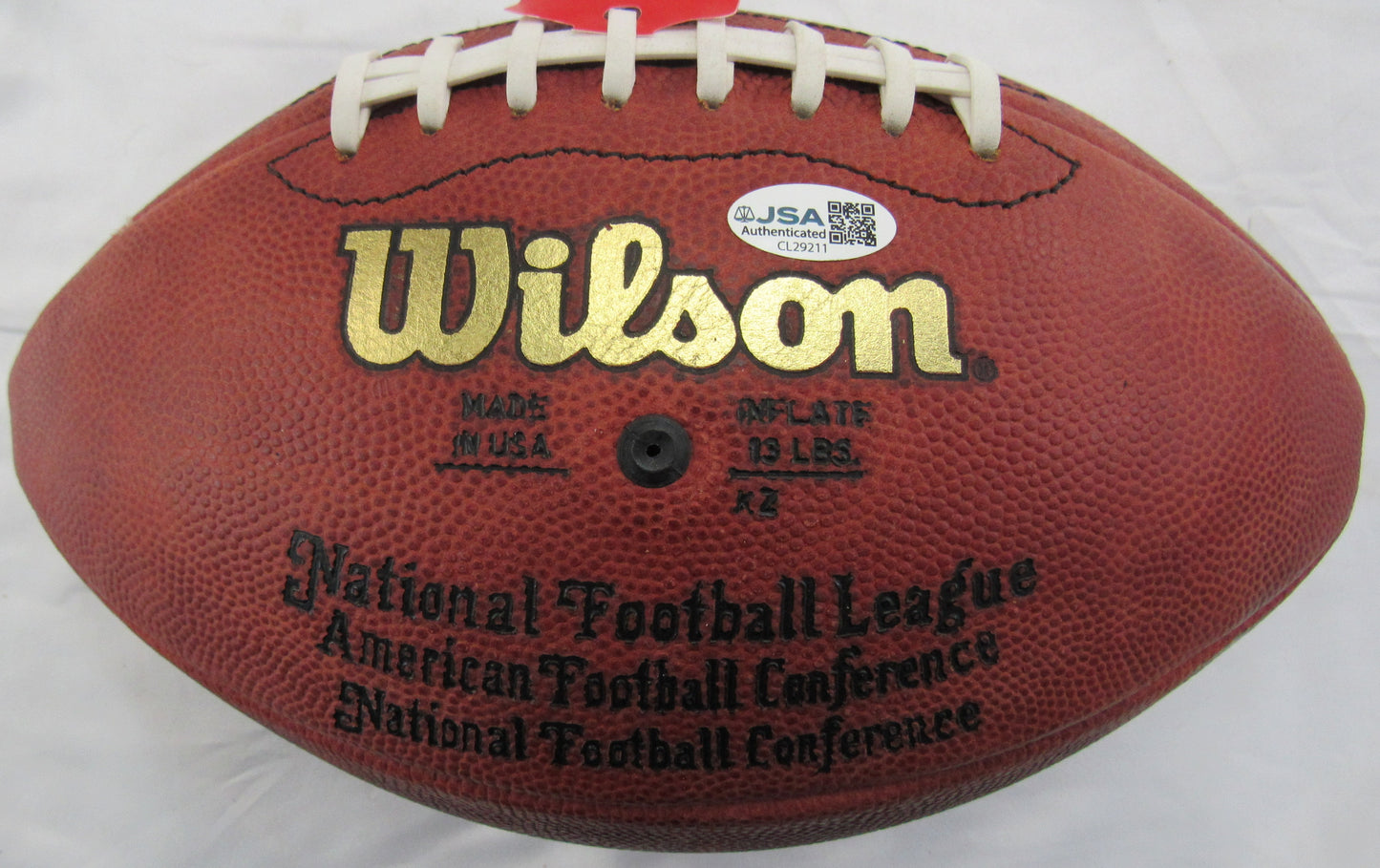 Joe Montana and Jerry Rice Signed Auto Wilson Football JSA CL29211