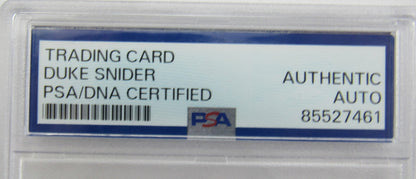 Duke Snider Signed Encapsulated Topps Baseball Card PSA/DNA