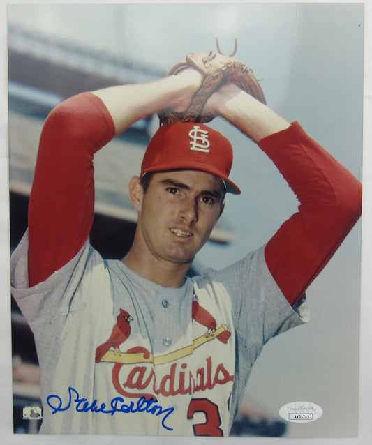 Steve Carlton Signed Auto Autograph 8x10 Photo JSA COA II