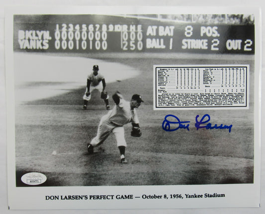 Don Larsen Signed Auto Autograph 8x10 Photo JSA AX04771