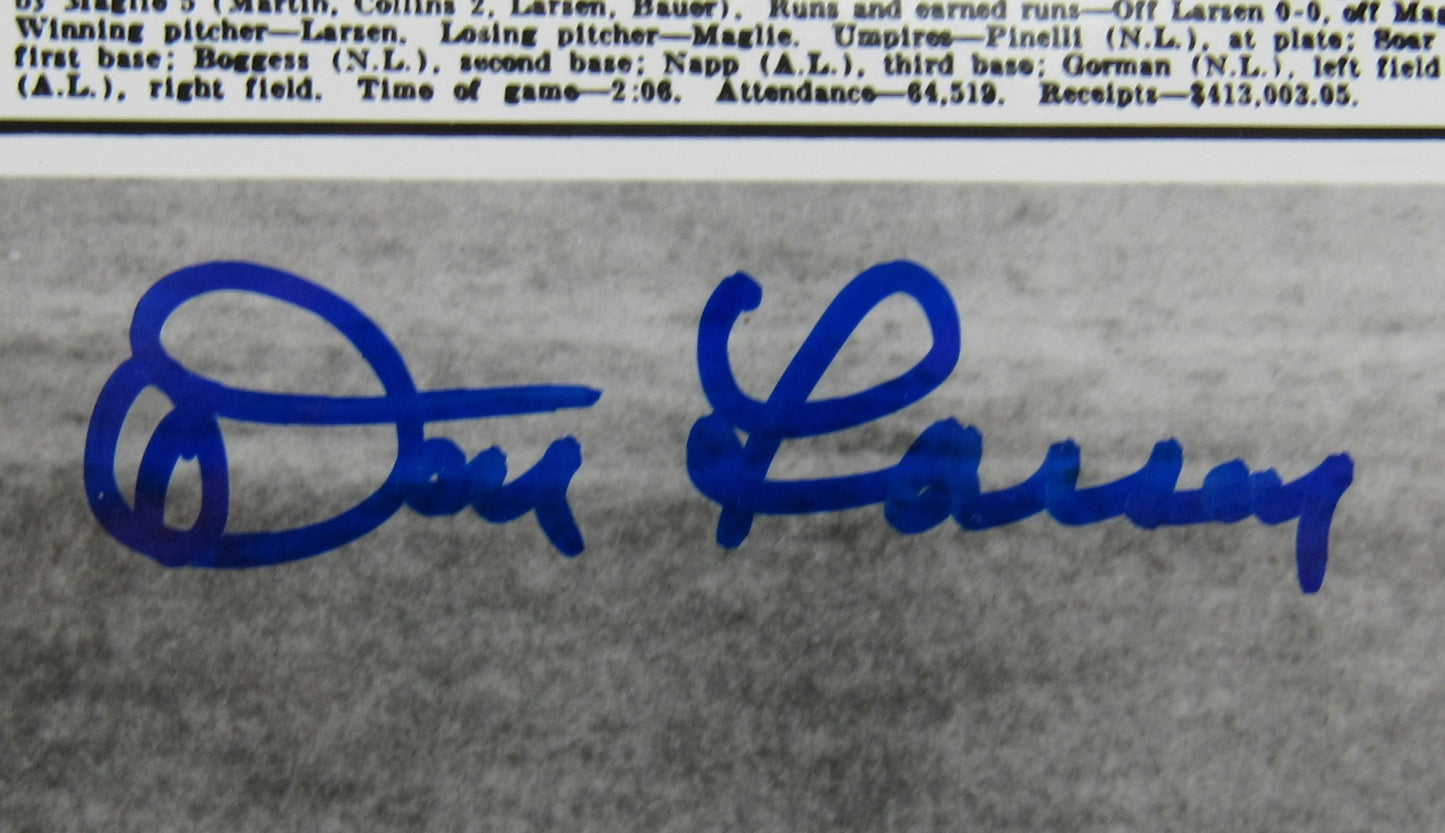 Don Larsen Signed Auto Autograph 8x10 Photo JSA AX04771