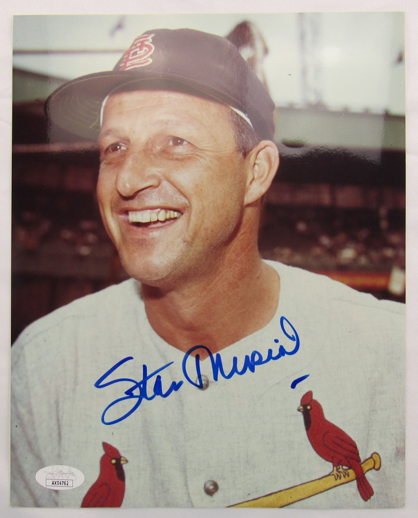 Stan Musial Signed Auto Autograph 8x10 Photo JSA AX04762