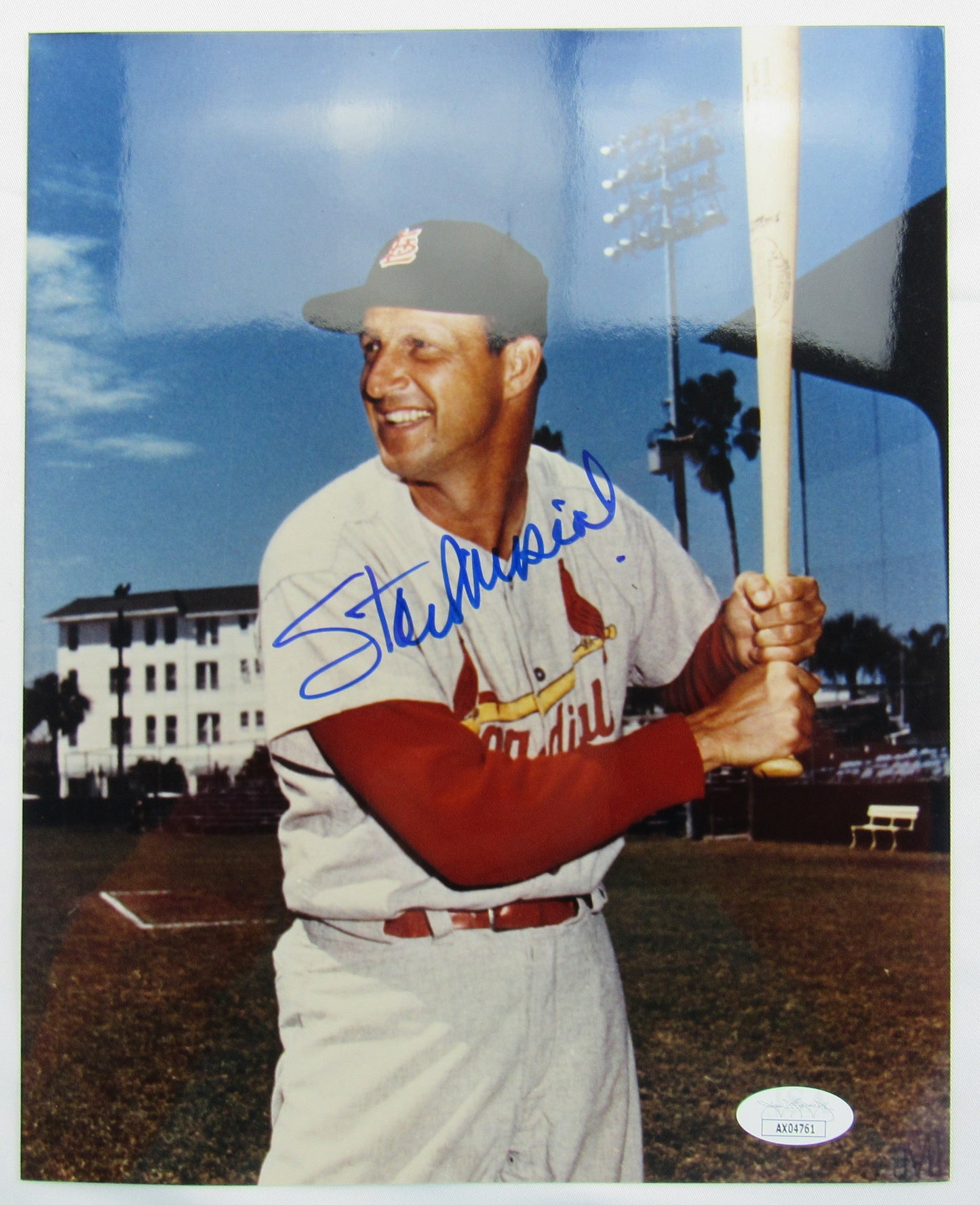 Stan Musial Signed Auto Autograph 8x10 Photo JSA AX04761