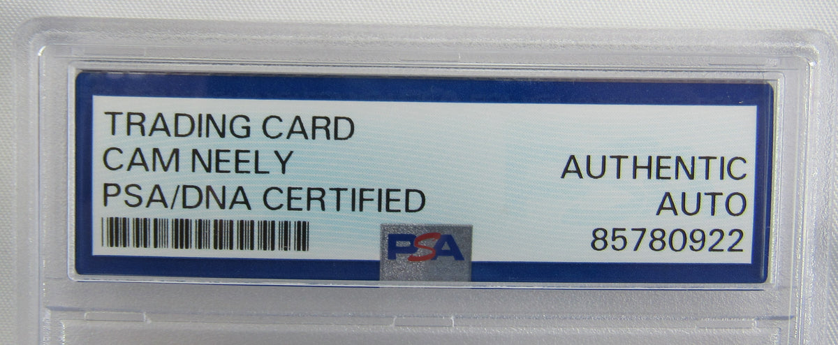 1984 O-Pee-Chee Cam Neely Signed Auto PSA/DNA Encapsulated Hockey Card