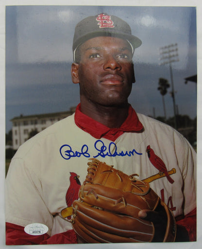 Bob Gibson Signed Auto Autograph 8x10 Photo JSA AX04756