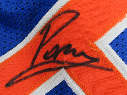 Kristaps Porzingis Signed Auto Knicks Basketball Jersey JSA WP054206
