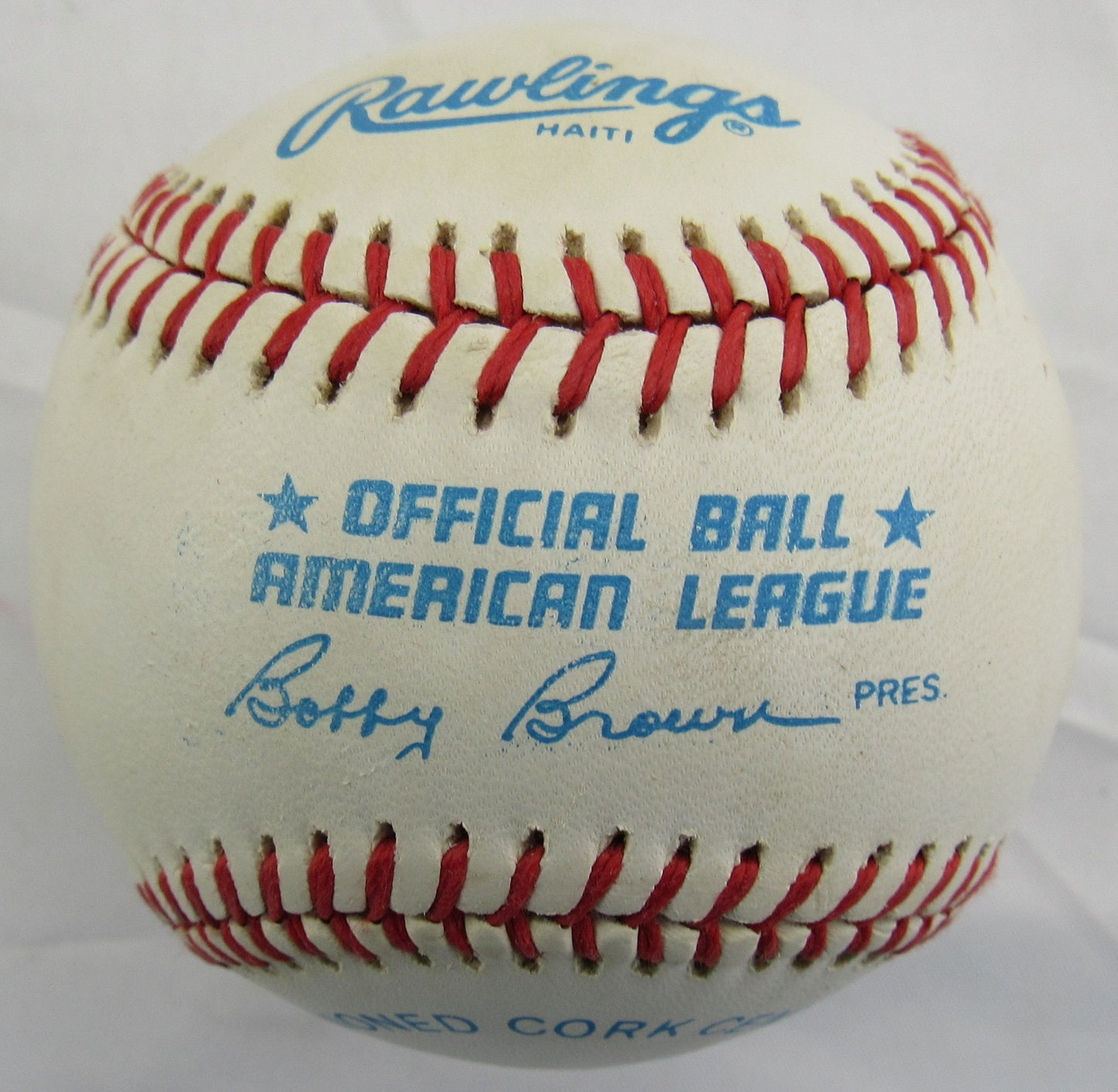 Ruben Sierra Signed Auto Rawlings Baseball w/ Insc