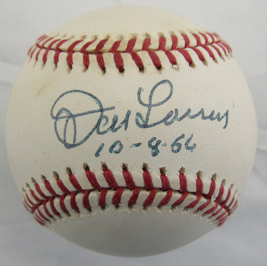 Don Larsen Signed Auto Rawlings Baseball w/ Insc