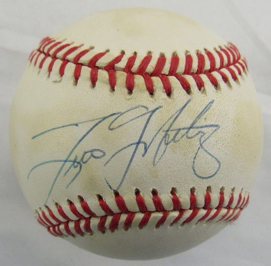 Tino Martinez Signed Auto Rawlings Baseball Steiner Hologram