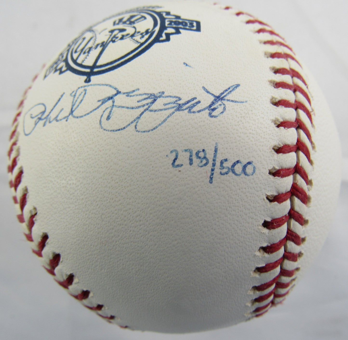 Phil Rizzuto Signed Auto Rawlings Yankees 100th Anniversary Baseball #278/500 Steiner Hologram
