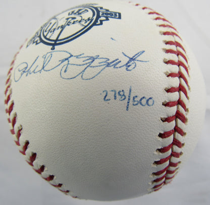 Phil Rizzuto Signed Auto Rawlings Yankees 100th Anniversary Baseball #278/500 Steiner Hologram