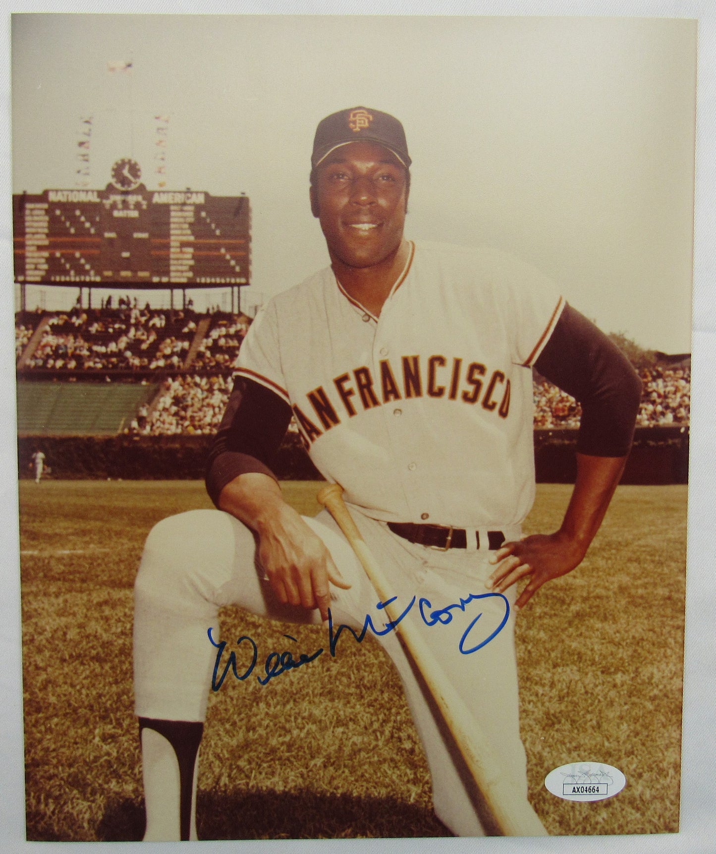 Willie McCovey Signed Auto Autograph 8x10 Photo JSA AX04664