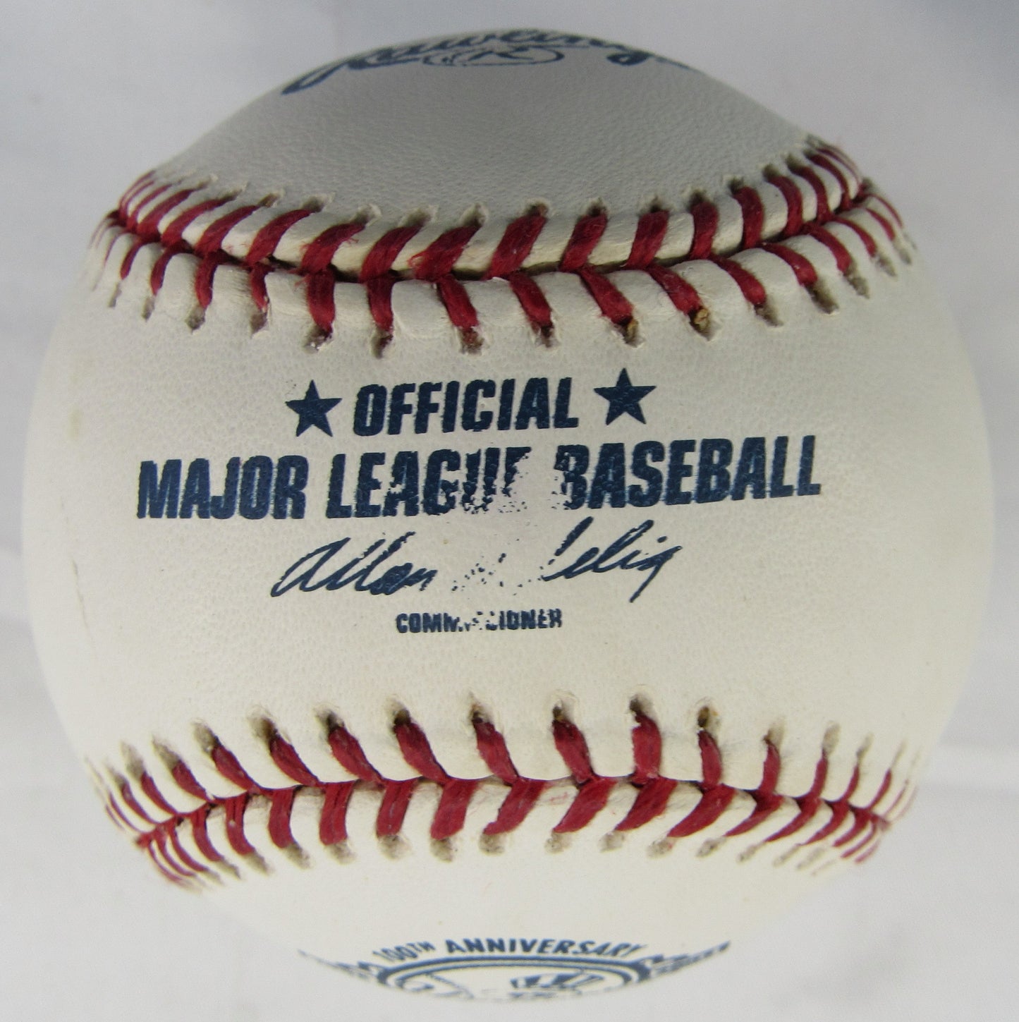 Ryne Duren Signed Auto Rawlings 100th Anniversary Baseball w/ Insc