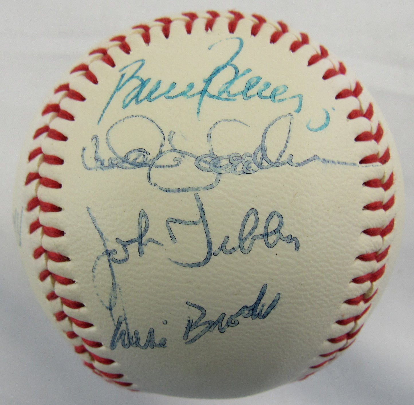 New York Mets - Multi Signed 10 Signature Auto Baseball - Gary Carter Ron Darling