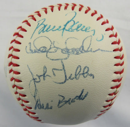New York Mets - Multi Signed 10 Signature Auto Baseball - Gary Carter Ron Darling