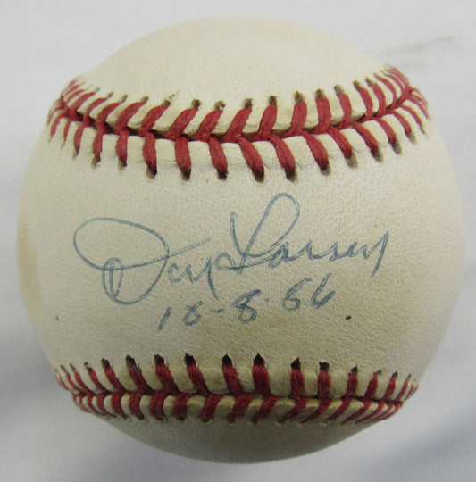 Don Larsen Signed Auto Rawlings Baseball JSA CH80304