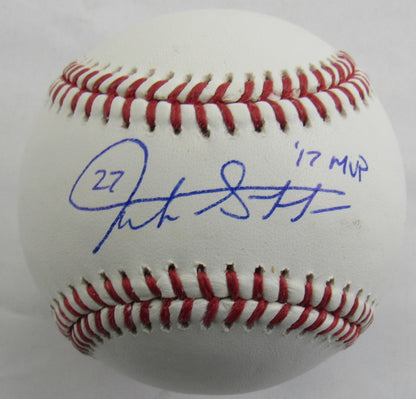 Giancarlo Stanton Signed Auto Autograph Rawlings Baseball JSA AX04793