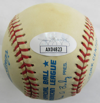 Andy Carey Signed Auto Autograph Rawlings Baseball JSA AX04823