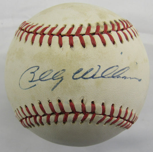 Billy Williams Signed Auto Rawlings Baseball JSA CH80323