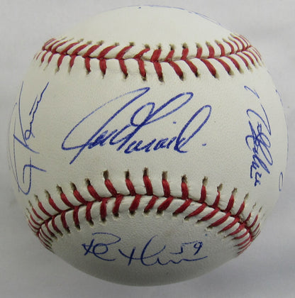 Joe Girardi Tony Pena Rob Thompson +3 Signed Auto Autograph Rawlings Baseball JSA AX04811